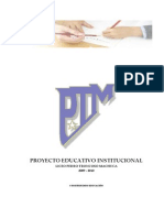 Proyecto Educativo Institucional: Liceo Pedro Troncoso Machuca 2009 - 2010