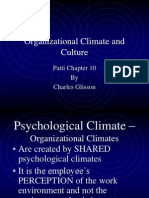 Organizational Climate and Culture: Patti Chapter 10 by Charles Glisson