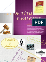 TITULOS VALORES