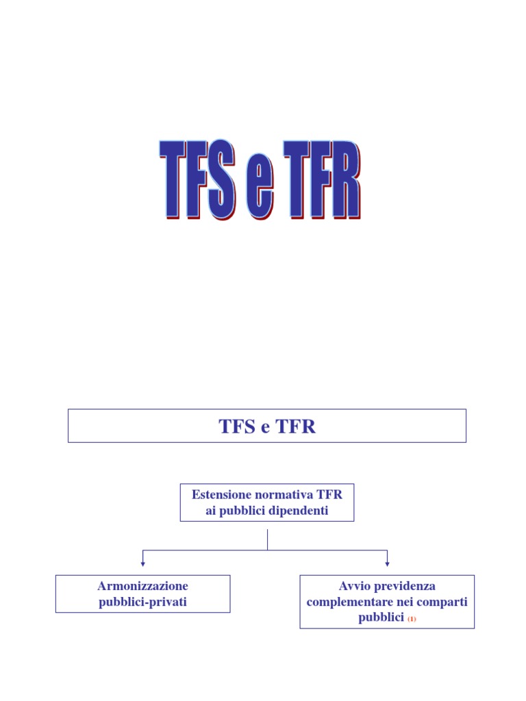Tfs e TFR PDF