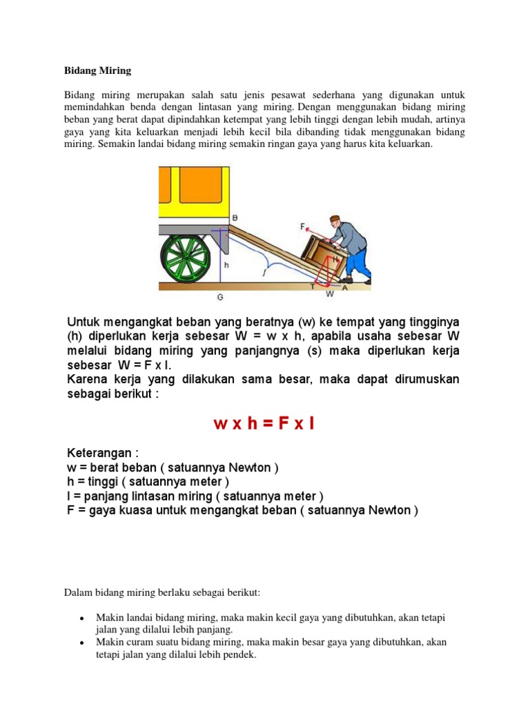 Bidang Miring | PDF