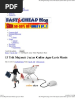 Download 13 Trik Mujarab Jualan Online Agar Laris Manis by Skull Pirated SN112286438 doc pdf