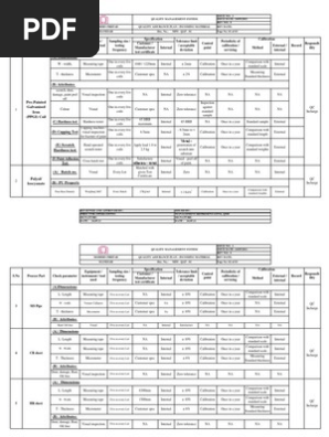 Fabrication Shop Qap Calibration Engineering Tolerance