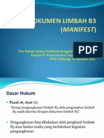 Dokumen Limbah b3 (Manifest)