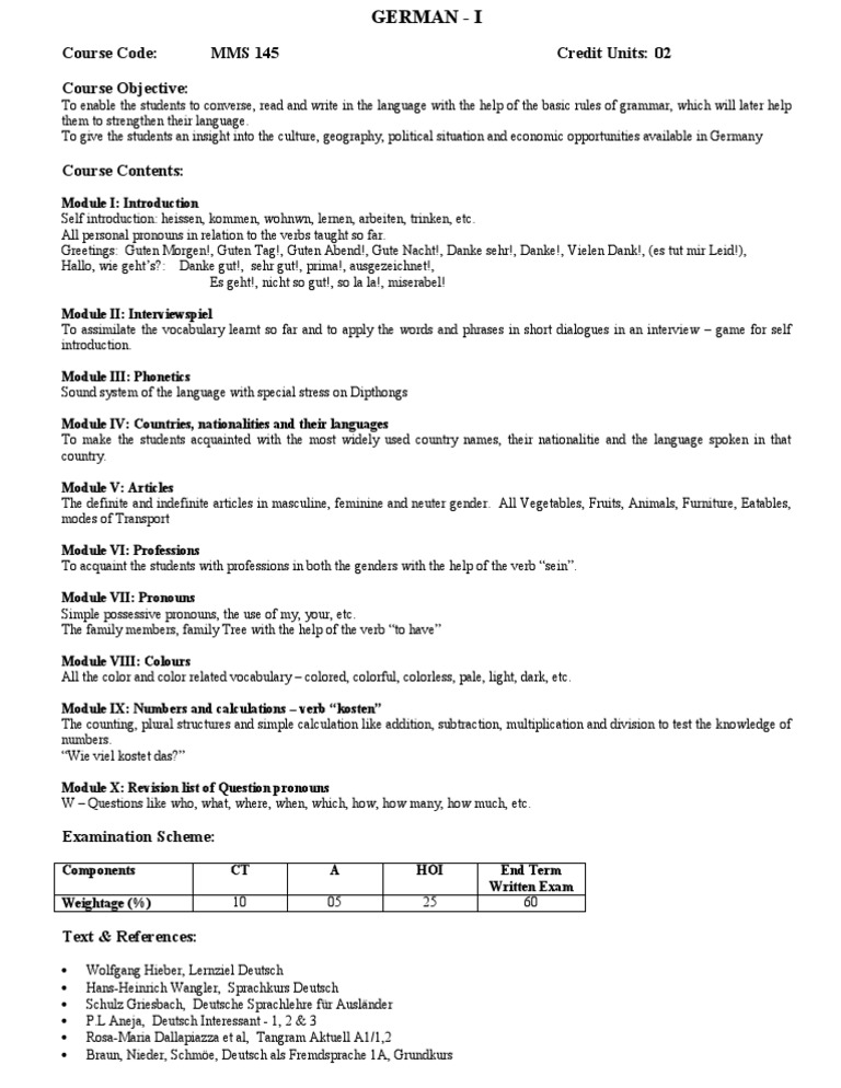 77babmicrosoft Word - GERMAN | PDF | Grammatical Gender | Rules