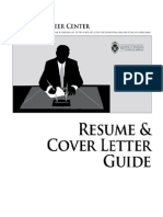 Resume Cover