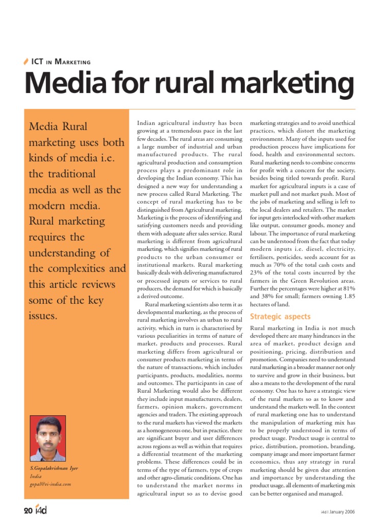 Media For Rural Marketing | PDF