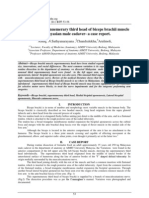 An Unusual Supernuemerary Third Head of Biceps Brachii Muscle in Malayasian Male Cadaver-A Case Report