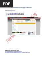 Downloading and Installing SAP Free Version
