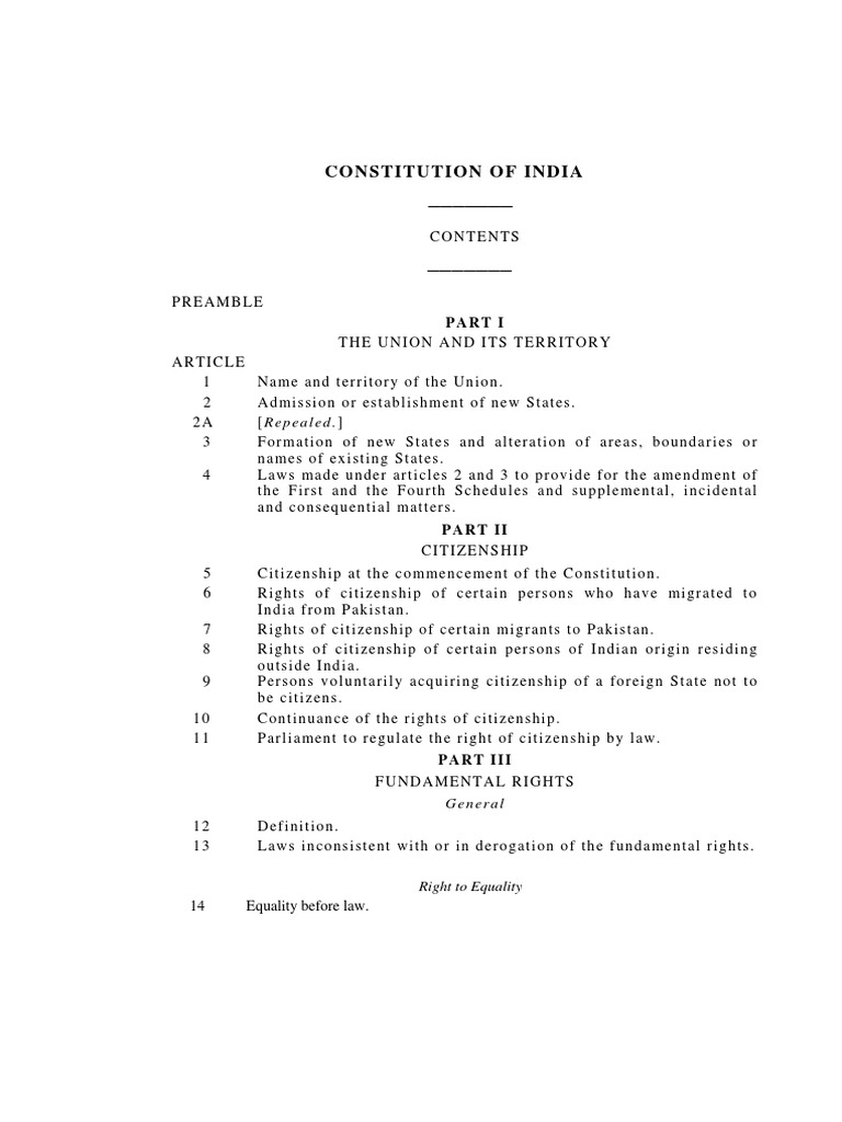 Indian Constitution | PDF | Supreme Courts | U.S. State