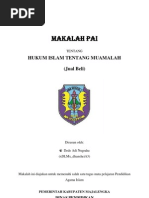 Download MAKALAH PAI Tentang Muamalah Jual Beli by Dhan Shei Purna Karya Nugraha SN112323796 doc pdf