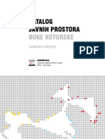 Katalog Javnih Prostora Boke Kotorske (Odabrane Lokacije)