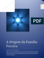 A Origem Judaica Da Família Pereira