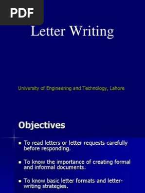 Letter Writing