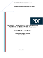 FORMACIÓN Y ACTUALIZACIÓN CONTINUA DOCENTE EN QUINTANA ROO - EL NUEVO RETO