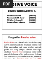 Download Passive Voice Ppt by Dedy Subandowo SN112341670 doc pdf