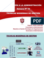 Administracion 16 Tecnicas Modernas para Administrar Imprimir Urgente