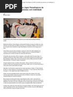 Rio de Janeiro, sede dos Jogos Paraolímpicos de 2016 e pesadelo para pessoas com mobilidade reduzida