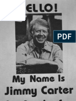 Jimmy Carter Campaign Flyer