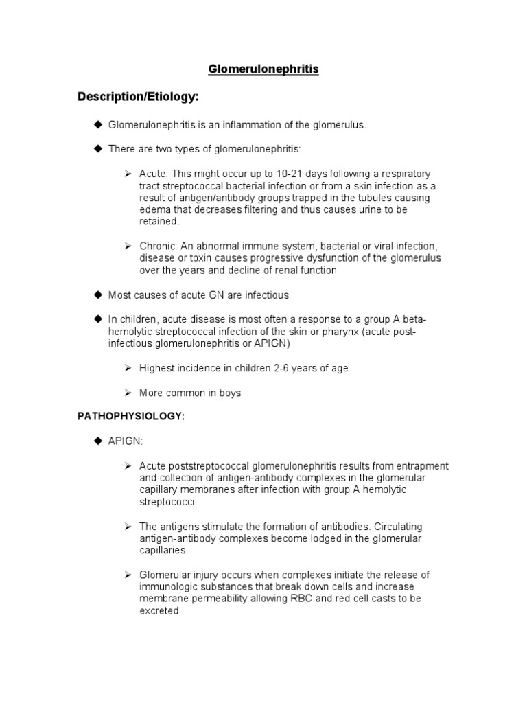 Glomerulonephritis | PDF | Hypertension | Kidney