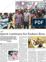 Quest Continues for Enduro Bros