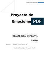 Proyecto Emociones. Cada Uno Es Muy Especial.1doc