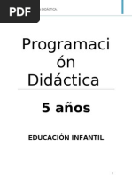 Programación 5 años