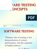 Softeare Testing Concepts