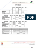  HORARIOS BR-2012 PROGRAMA ADMINISTRACIÓN DE EMPRESAS AGROPECUARIAS  NÚCLEO LA VICTORIA 