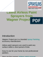 Latest Airless Paint Sprayers From Wagner Project Pro