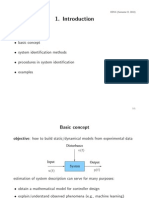 Basic Concept System Identification Methods Procedures in System Identification Examples