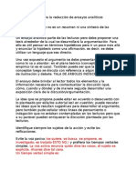 Guía para La Redacción de Ensayos Analíticos