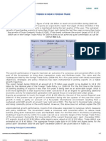 Trends in India's Foreign Trade