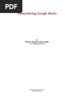 Download Demystifying Google Hacks by Mikhail Miguel SN1124374 doc pdf