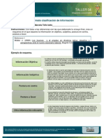 Clasificación de Información Referencial