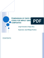 Comparison of Finite Element Codes For Impact Simulation