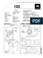 Plano Crossower JBL TR 125