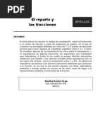 Reparto y Fracciones M Davila