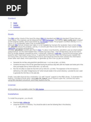 The PBN Utilities