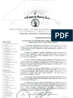 Postura de la Muy Respetable Gran Logia del Estado de Nuevo León, ante la Reforma Laboral