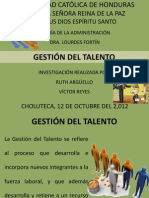 Gestion Del Talento Humano