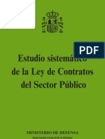 Estudio Sistematico de La Ley de Contratos Del Sector Publico