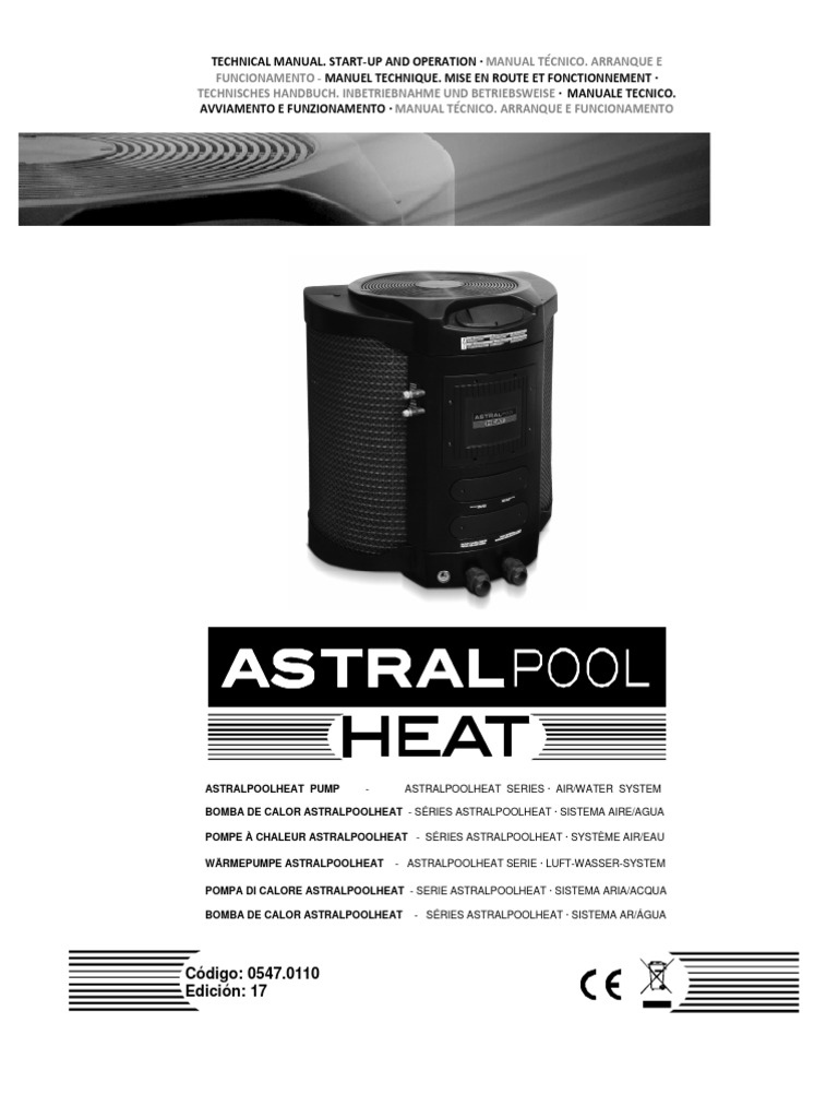 Manual Bomba de Calor Astralpool Heat Heat Pump Cold