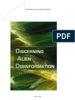 Discriminando Desinformacion Alienigena