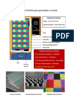 Croqui Do Studio para Gravação e Ensaio