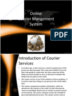 Online Courier Management System