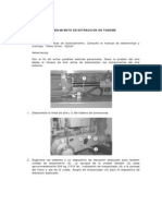 Procedimiento de Desmontaje y Montaje de Tandem y Cadena