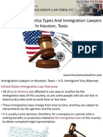 USA Immigration Visa Types and Immigration Lawyers in Houston, Texas