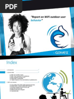 Download Report on WiFi outdoor user behavior by La Vida WiFi SN112553798 doc pdf