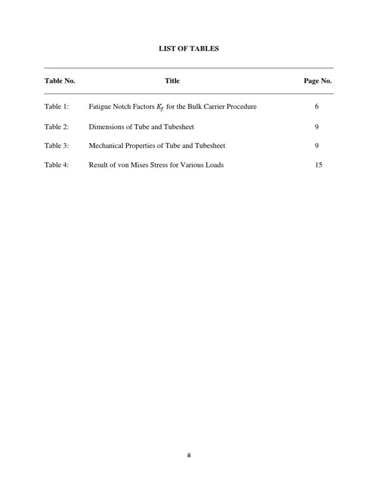 List of Tables | PDF | Computers | Technology & Engineering